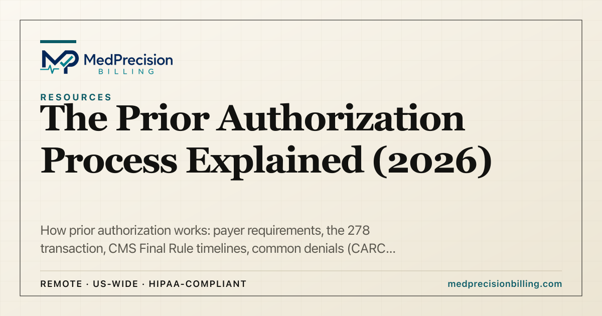 Prior Authorization Process Explained 2026 | MedPrecision