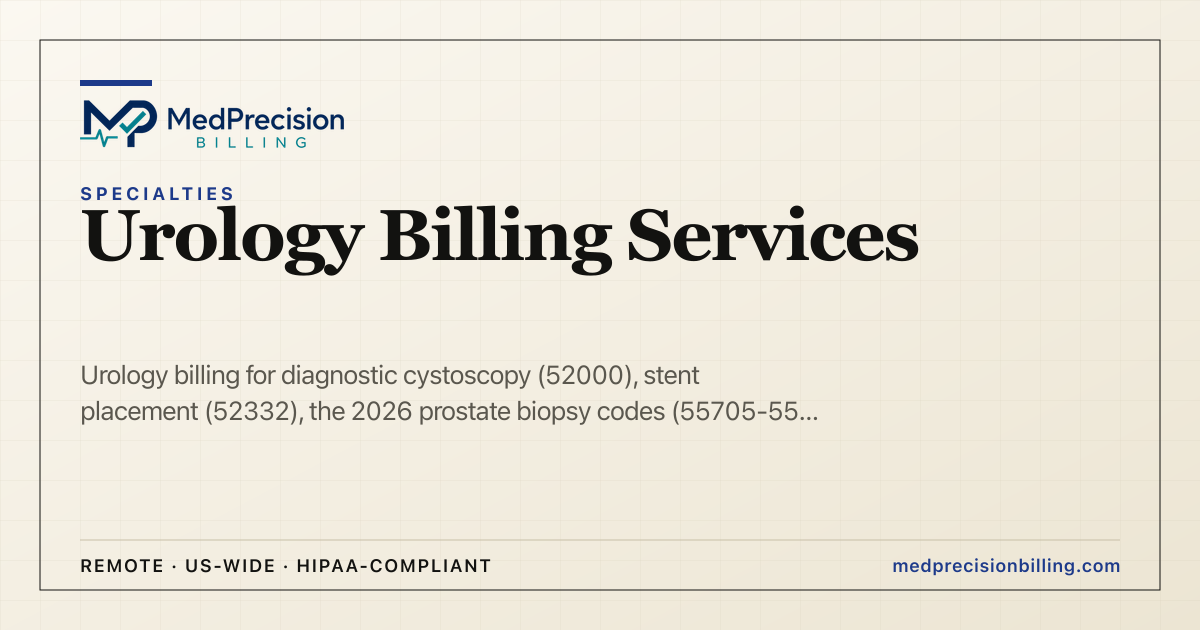 Cpt Code 52000 Urology Billing | Cystoscopy 52000, 52332 Stent
